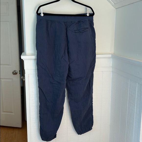 Faherty Arlie Pants in Navy, Tencel linen blend size women’s XL - Picture 5 of 9